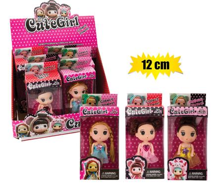 361-000550.jpg Doll Mini Big Eyes Jewels 12Cm - Image 1