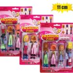 Doll Interchangeable 11Cm Hair+Accessory