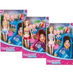 Doll med 31cm bonnie family+po ol set