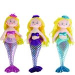 Doll Rag Mermaid Asstd Col 50Cm