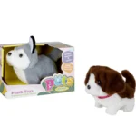 Plush Dog Walking Barking 14cm