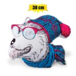 Plush novelty cool dog cushion 38cm