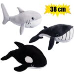Plush Sealife Whale Asstd Walter 38Cm