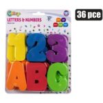 Baby bath bud eva letter numbe r 36pc