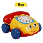 Baby toy pull along phone w/sq ueak 17cm