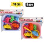 Baby bath tub w/scoop vinyl se t 8pc 18c