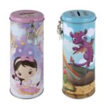 Money-bank tin asstd 20.5x7.5c m