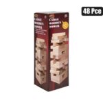 Game wood tower 48 piece