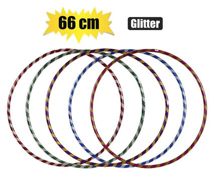 466-000201.jpg Hula-hoop glittery 66cm - Image 1