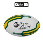 Ball rugby size-5 rubber pimpl e grip