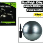 Fitness ball yoga asstd 65cm