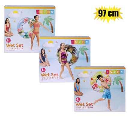 494-058263.jpg Intex tube 97cm transparent w /handles - Image 1