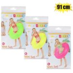 Intex swim ring 91cm neon fros t asstd