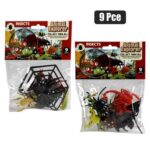 Animals insects 9pc asstd