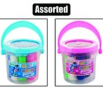 Edu play dough in bucket asstd