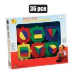 Edu blocks 36pce snap+play
