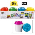 Edu play dough 60g 4pc