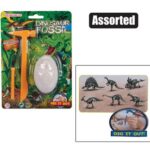 Edu Excavation Dinosaur Fossil Kit Asstd