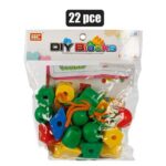 Edu block shapes with thread s tring 22p