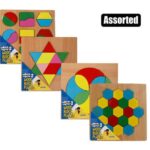Edu Wood Shape Puzzles 15X15Cm Asstd