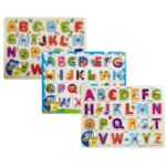 Edu Push-In Board Wooden Alphabet