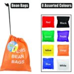 Edu bean bags 8 asstd colours 12x12cm