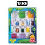 Novelty Slime Diy W/Accessories 16Pc