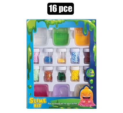 565-000164.jpg Novelty Slime Diy W/Accessories 16Pc - Image 1