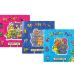 Book Sticker Patchwork Asstd