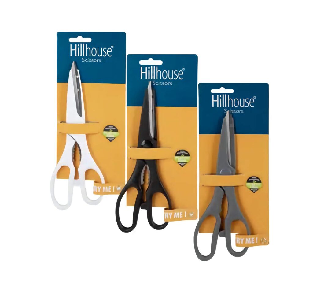 Hillhouse 21cm Kitchen Scissors Assorted Colours