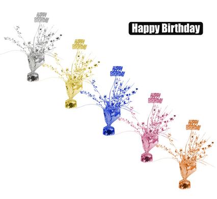 Helium balloon weight happy bi rthday