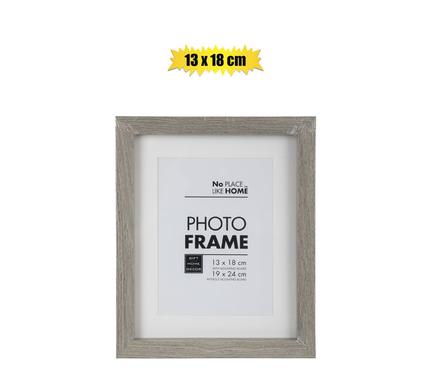 Picture-frame mdf 13x18cm rust ic grey