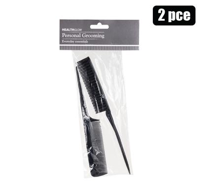 Hair comb plastic 2pc tail(abs )+3-row