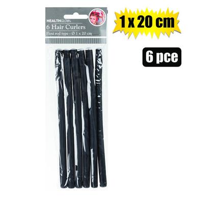 Hair curlers flexi rods 6pc 20 x1cm