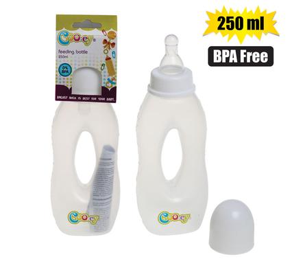 Cooey feeding bottle pl 250ml bagel