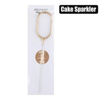 Candles birthday sparkles numb er 0