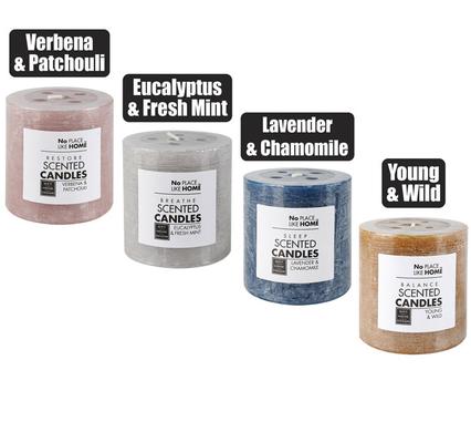 Candle pillar round 6.8x7 revi ve asstd