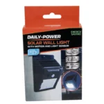 Solar Wall Light Motion + Light Sensor