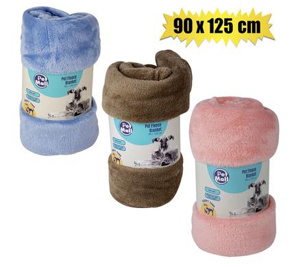 Pet blanket flannel fleece 90x 125cm