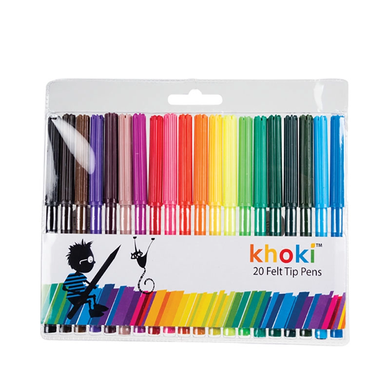 079-000359 Art+craft Felt Tip Pens 20 Piece
