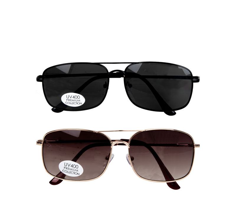 082-006330 Sunglasses Premium Men Square Metal