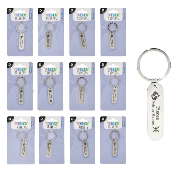 Keychain Horoscope Metal 8cm