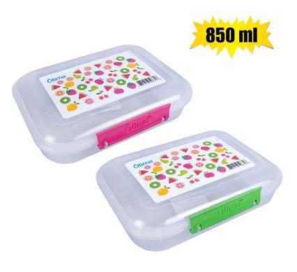 Lunch box pl 850ml fruit desig n