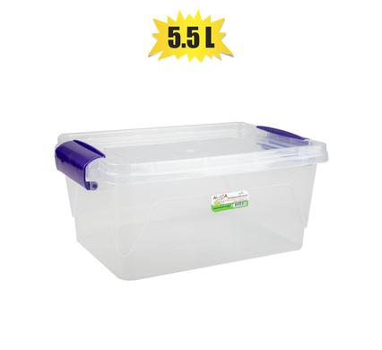 Storage box clear elite 5,5l 2 0x31x13cm