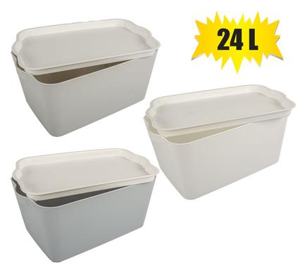 Storage box venus 24l 45x29x24 cm