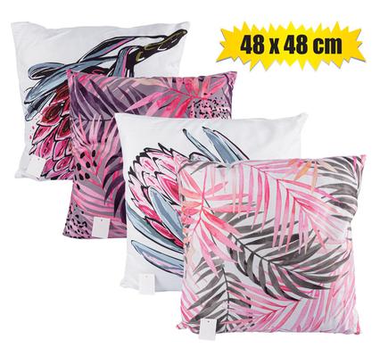 Cushion cotton printed 48x48cm