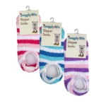 Indoor Stripe Rubber Grip Socks