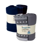 Polar Fleece Blanket 2 Piece, 150x200cm