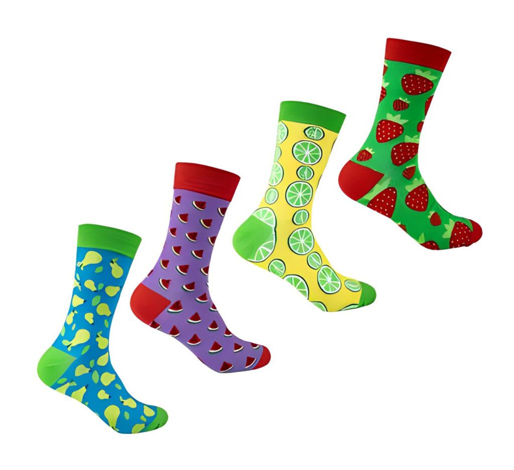 Socks Unisex Fruit Designs - One Size Fits All