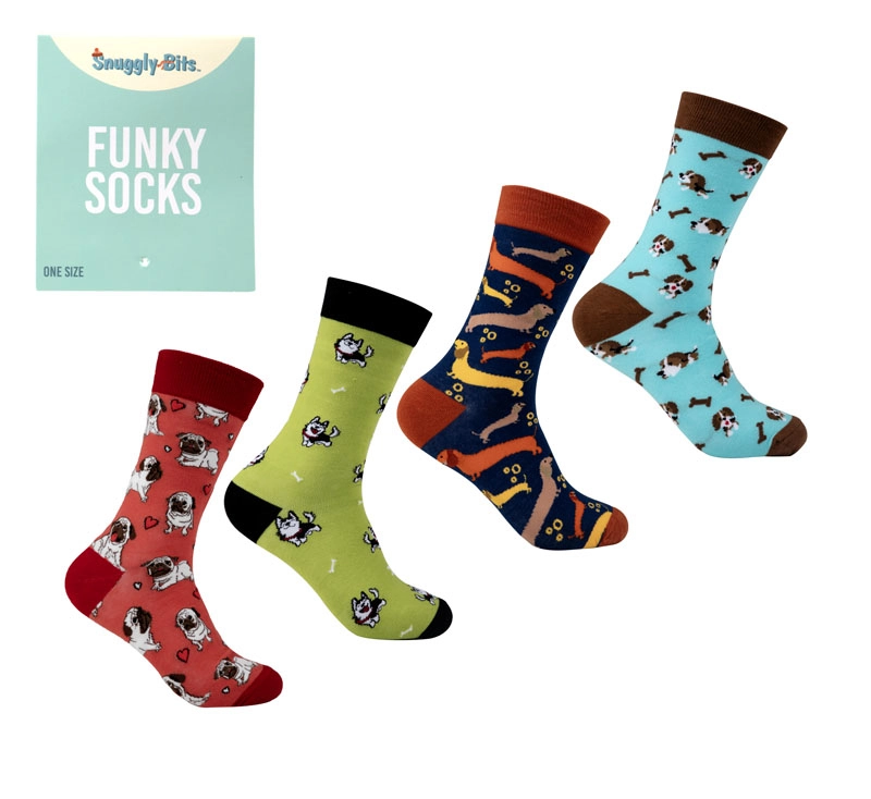 Socks Unisex Dog Designs - One Size Fits All